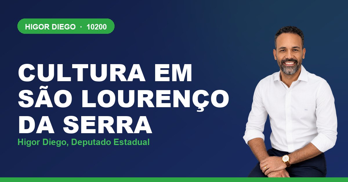 Cultura em São Lourenço da Serra, com Higor Diego, deputado estadual 10200