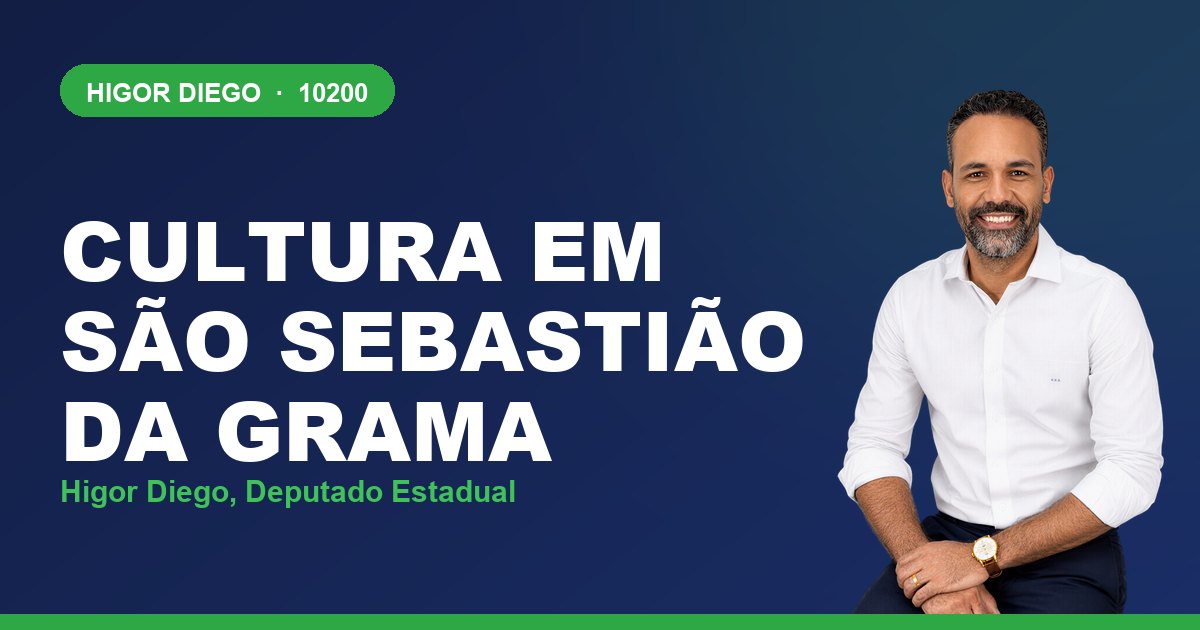 Cultura em São Sebastião da Grama, com Higor Diego, deputado estadual 10200
