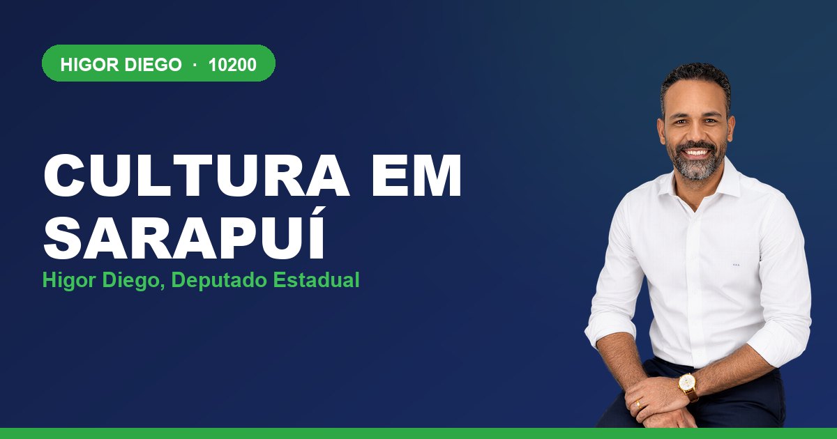 Cultura em Sarapuí, com Higor Diego, deputado estadual 10200