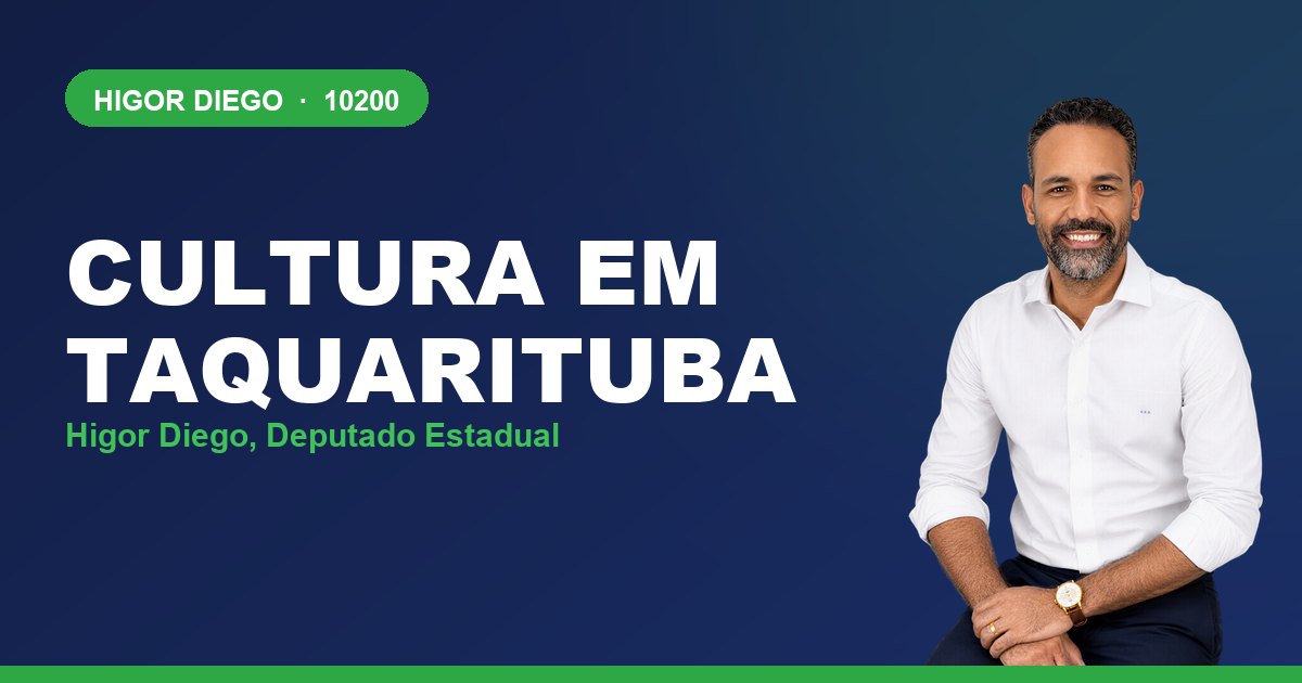 Cultura em Taquarituba, com Higor Diego, deputado estadual 10200