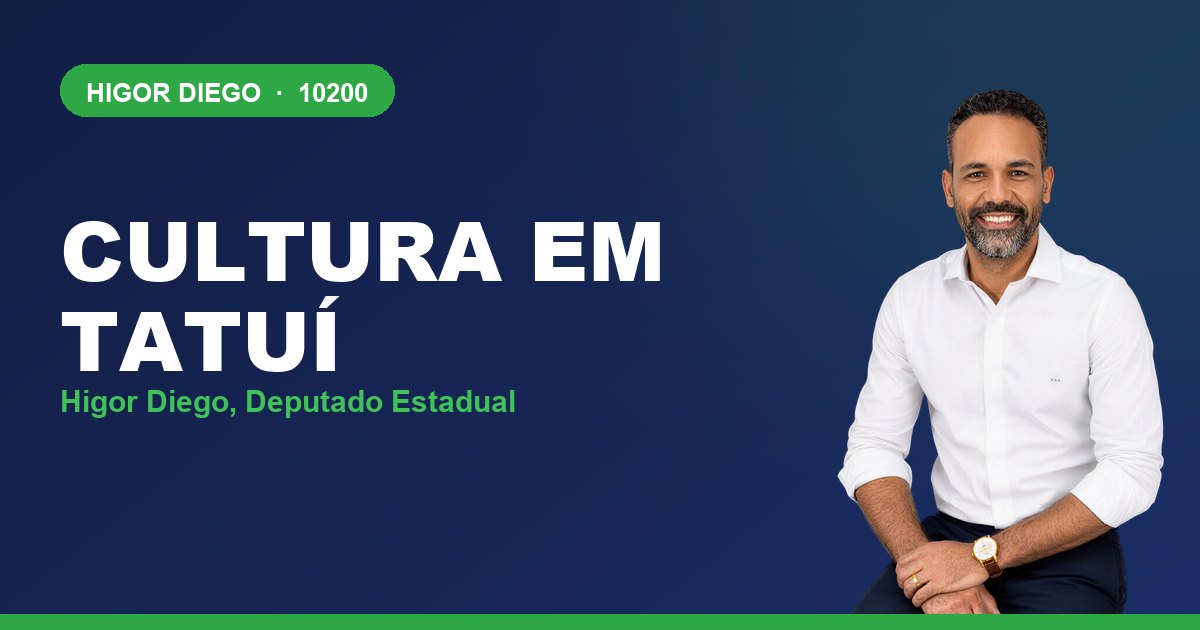 Cultura em Tatuí, com Higor Diego, deputado estadual 10200