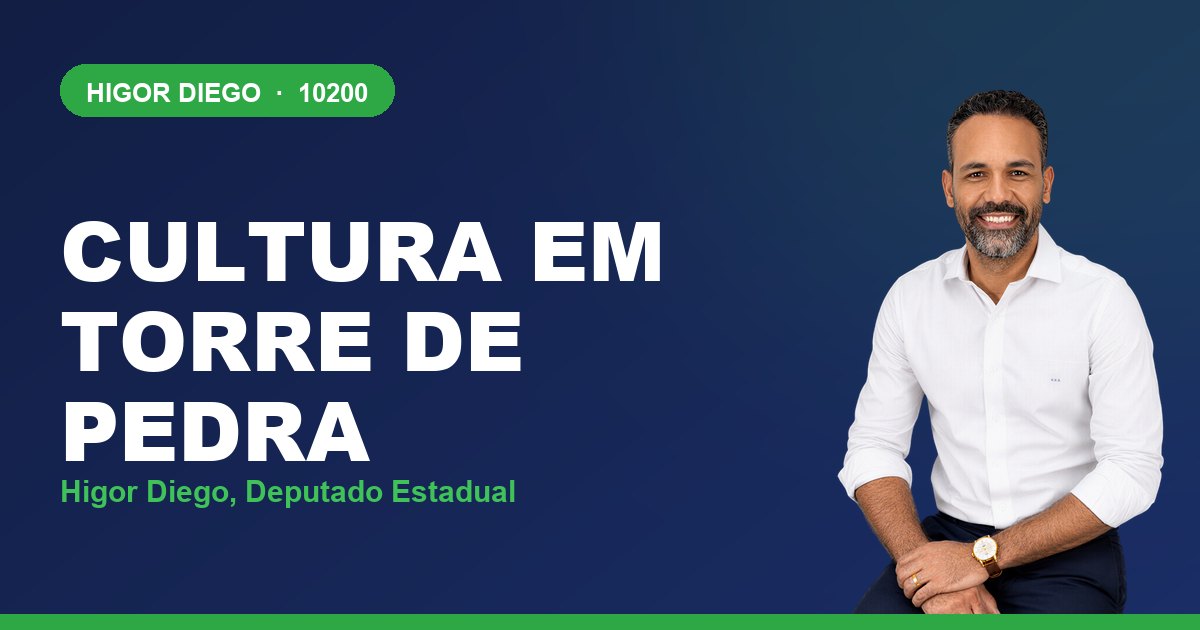 Cultura em Torre de Pedra, com Higor Diego, deputado estadual 10200
