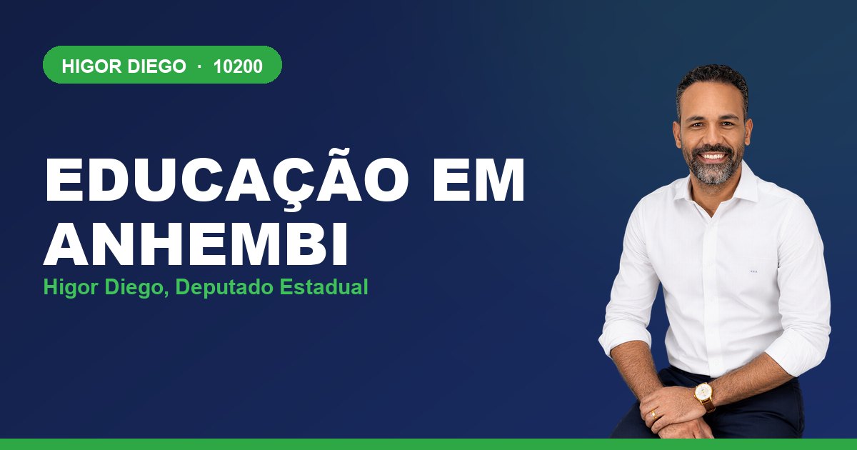 Educação em Anhembi, com Higor Diego, deputado estadual 10200