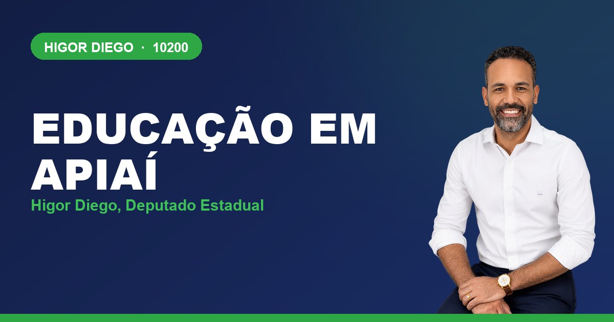Educação em Apiaí, com Higor Diego, deputado estadual 10200