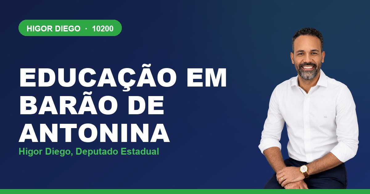 Educação em Barão de Antonina, com Higor Diego, deputado estadual 10200