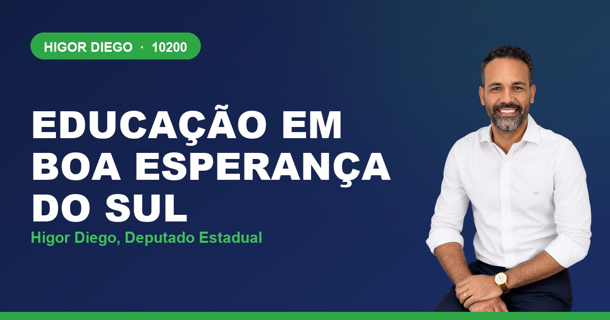 Educação em Boa Esperança do Sul, com Higor Diego, deputado estadual 10200