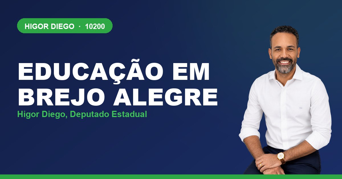 Educação em Brejo Alegre, com Higor Diego, deputado estadual 10200