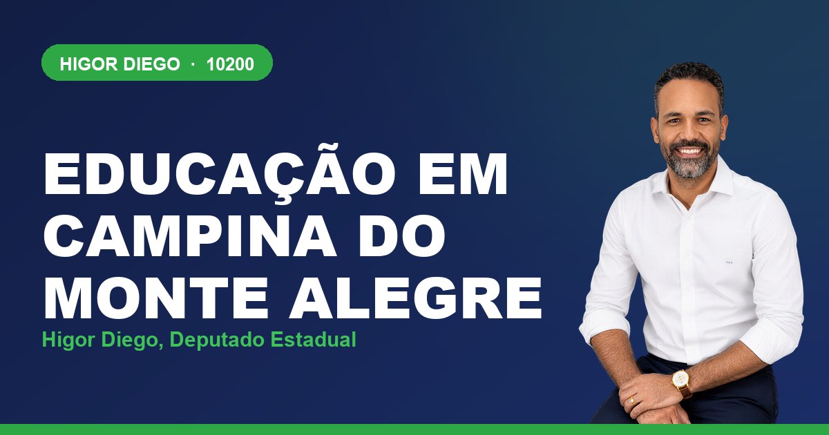 Educação em Campina do Monte Alegre, com Higor Diego, deputado estadual 10200
