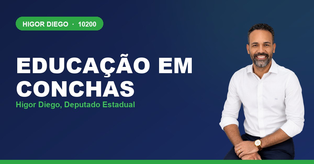 Educação em Conchas, com Higor Diego, deputado estadual 10200