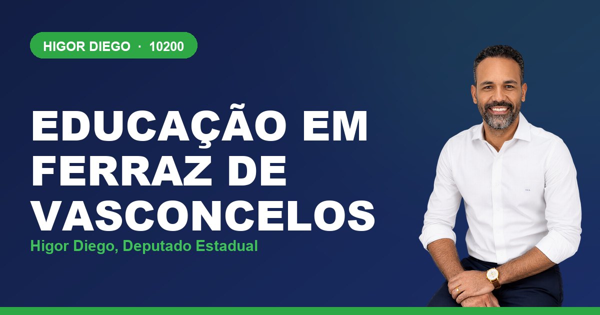 Educação em Ferraz de Vasconcelos, com Higor Diego, deputado estadual 10200