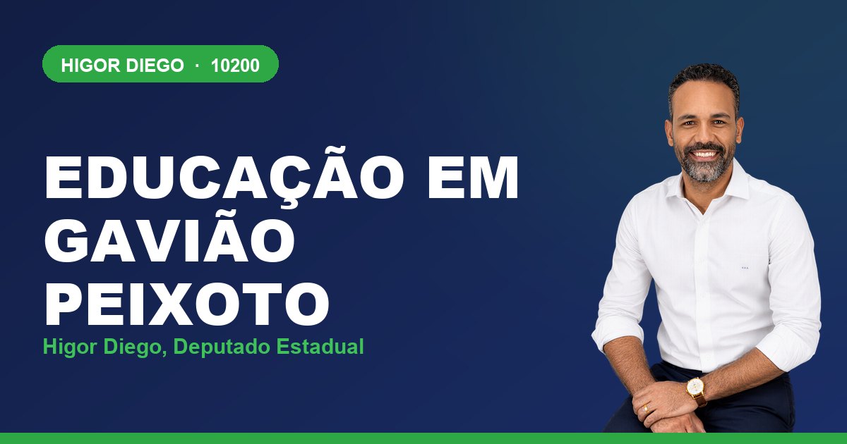 Educação em Gavião Peixoto, com Higor Diego, deputado estadual 10200