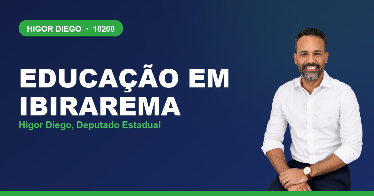 Educação em Ibirarema, com Higor Diego, deputado estadual 10200