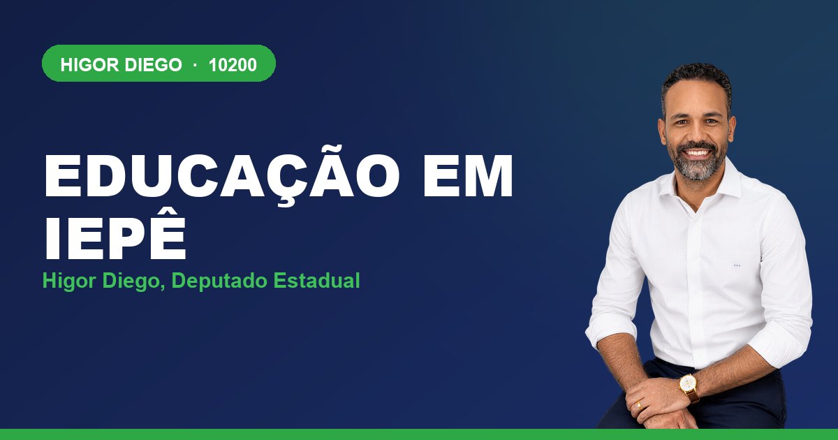 Educação em Iepê, com Higor Diego, deputado estadual 10200