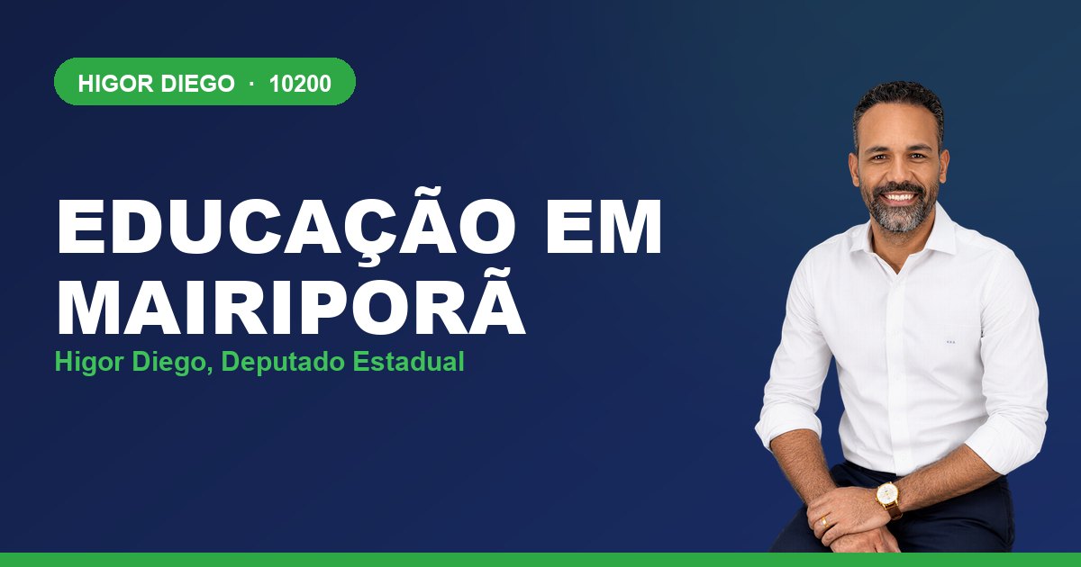 Educação em Mairiporã, com Higor Diego, deputado estadual 10200