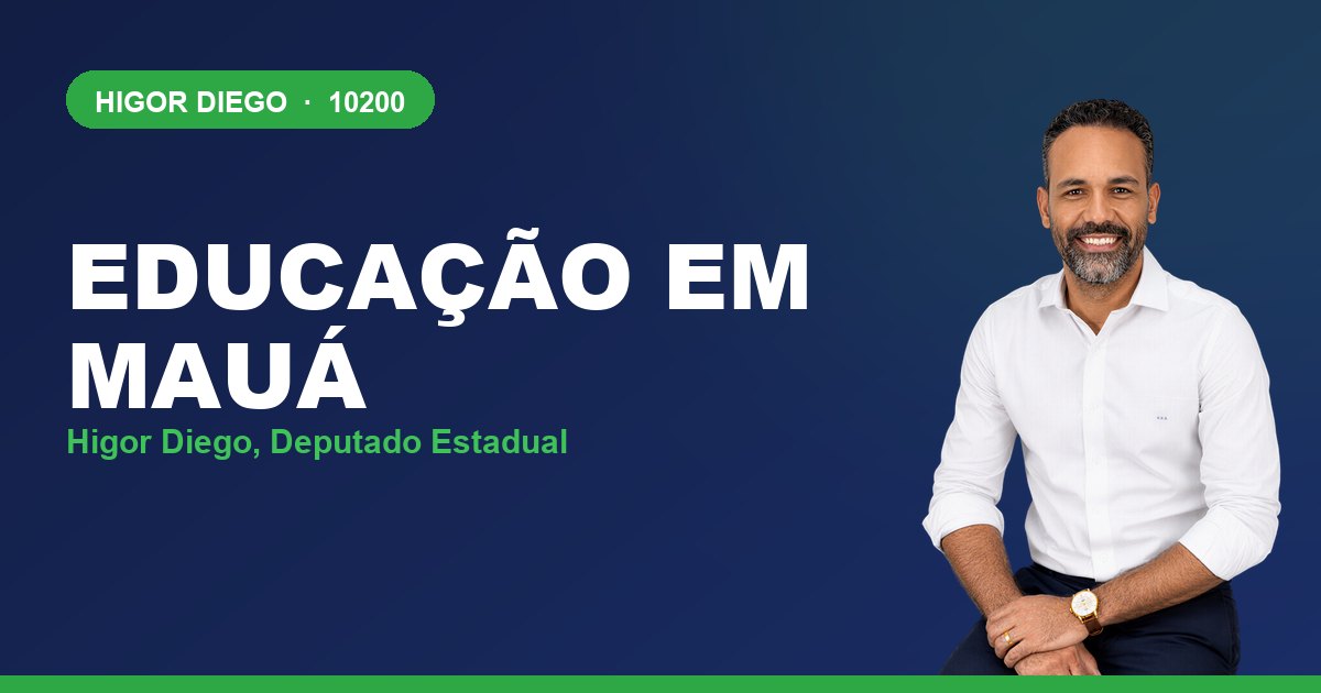 Educação em Mauá, com Higor Diego, deputado estadual 10200