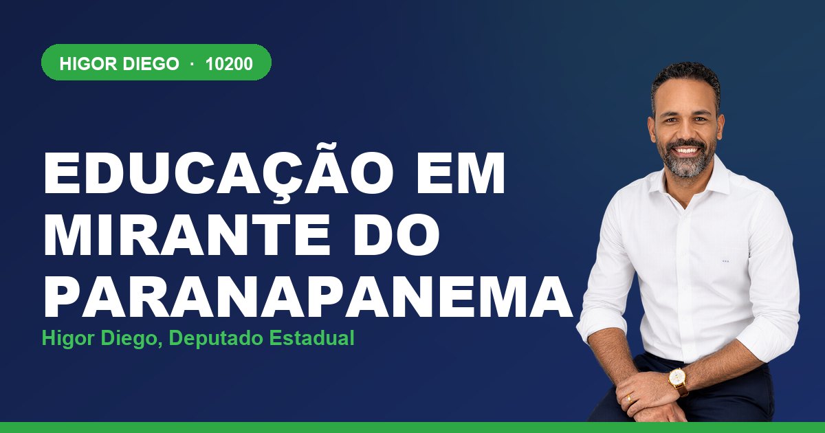 Educação em Mirante do Paranapanema, com Higor Diego, deputado estadual 10200