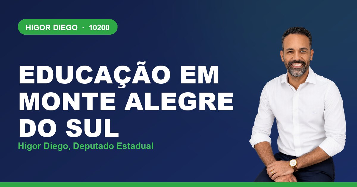 Educação em Monte Alegre do Sul, com Higor Diego, deputado estadual 10200