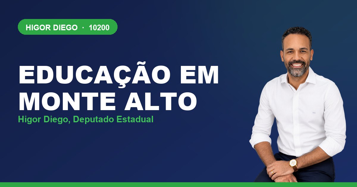 Educação em Monte Alto, com Higor Diego, deputado estadual 10200