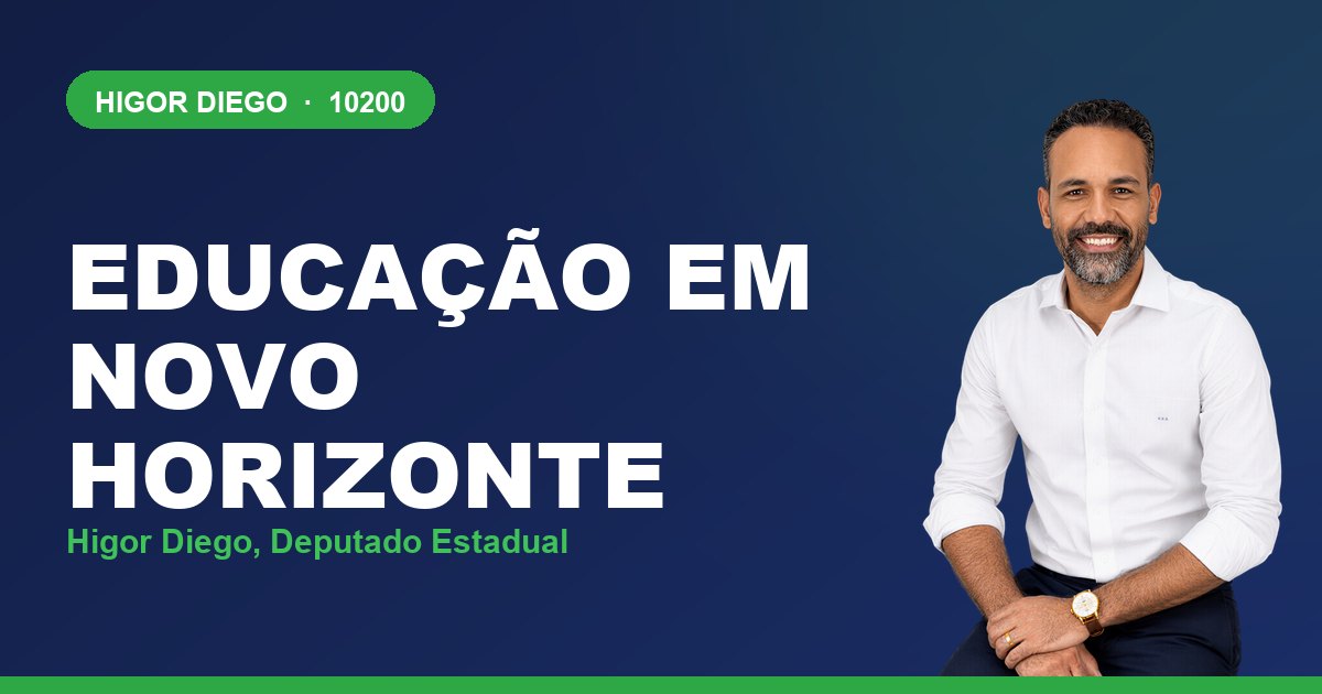 Educação em Novo Horizonte, com Higor Diego, deputado estadual 10200