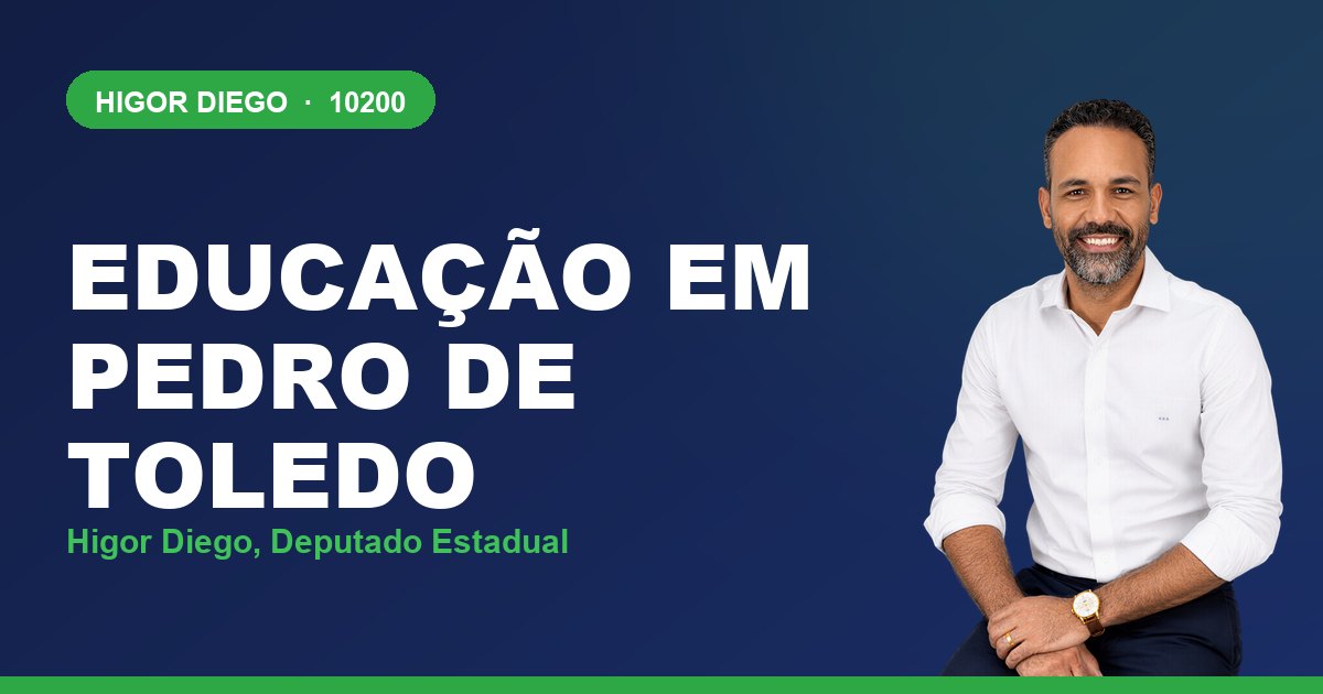 Educação em Pedro de Toledo, com Higor Diego, deputado estadual 10200