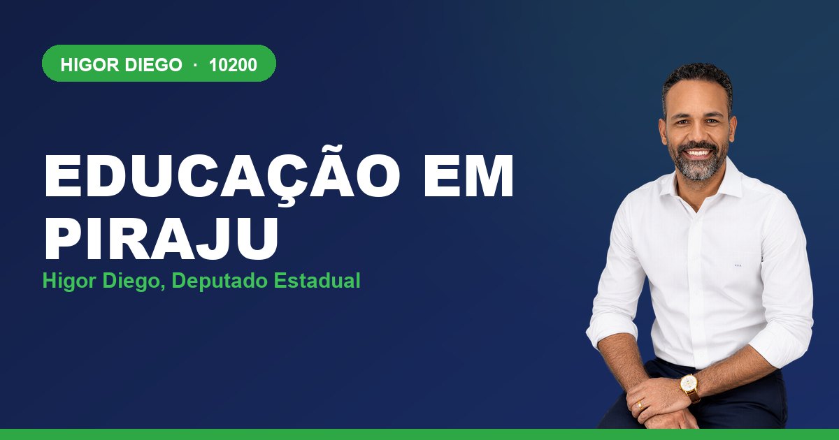Educação em Piraju, com Higor Diego, deputado estadual 10200
