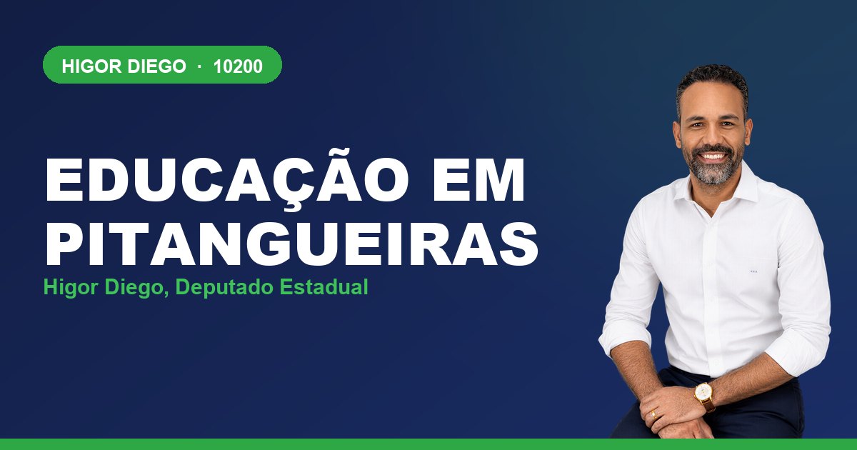 Educação em Pitangueiras, com Higor Diego, deputado estadual 10200
