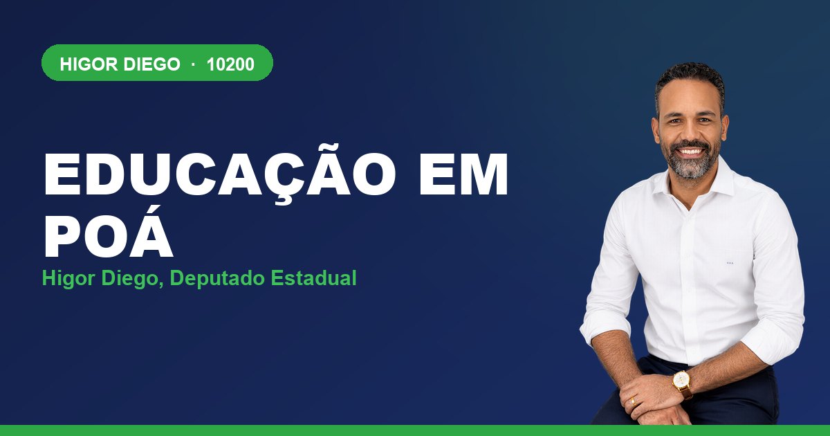 Educação em Poá, com Higor Diego, deputado estadual 10200