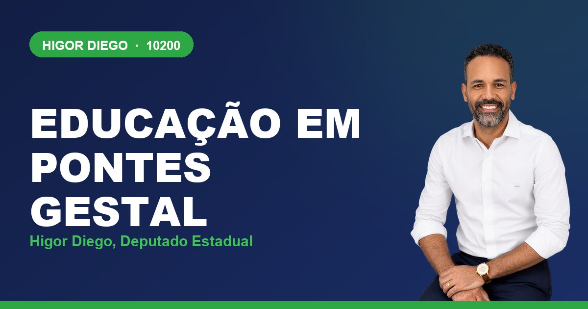 Educação em Pontes Gestal, com Higor Diego, deputado estadual 10200