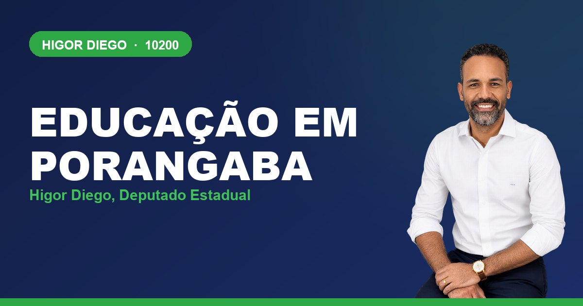 Educação em Porangaba, com Higor Diego, deputado estadual 10200