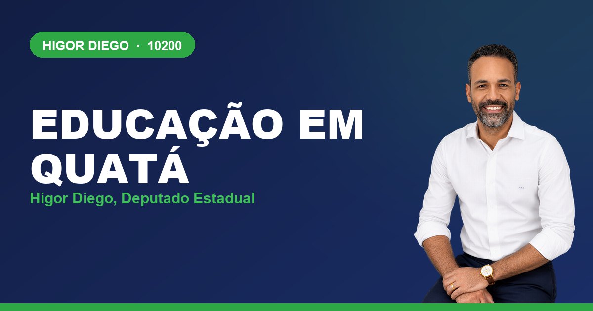Educação em Quatá, com Higor Diego, deputado estadual 10200