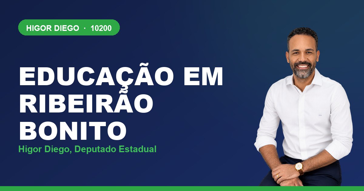 Educação em Ribeirão Bonito, com Higor Diego, deputado estadual 10200