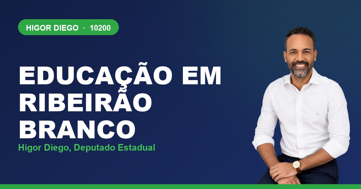 Educação em Ribeirão Branco, com Higor Diego, deputado estadual 10200