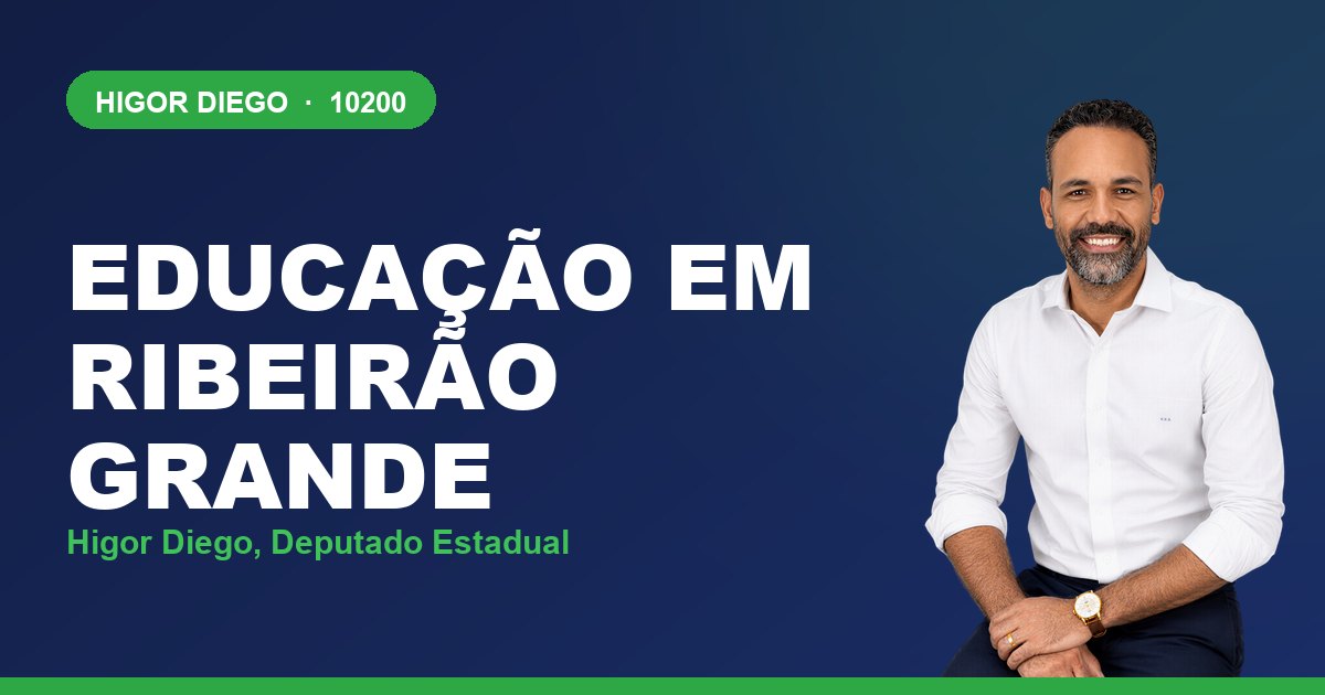 Educação em Ribeirão Grande, com Higor Diego, deputado estadual 10200