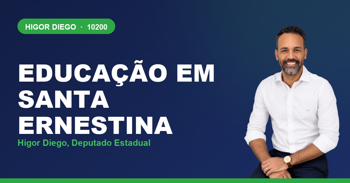 Educação em Santa Ernestina, com Higor Diego, deputado estadual 10200