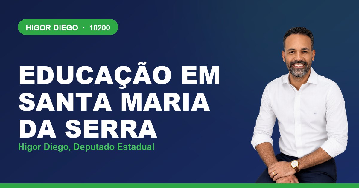 Educação em Santa Maria da Serra, com Higor Diego, deputado estadual 10200