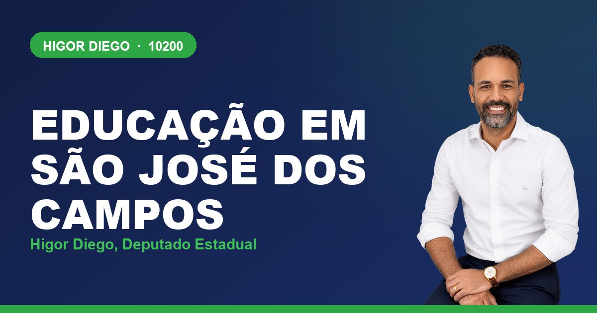 Educação em São José dos Campos, com Higor Diego, deputado estadual 10200