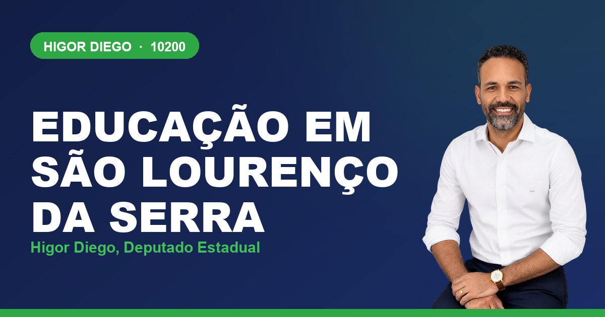 Educação em São Lourenço da Serra, com Higor Diego, deputado estadual 10200