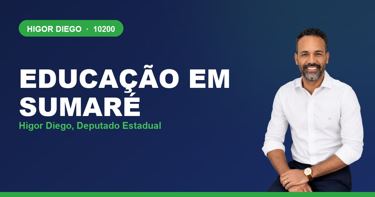 Educação em Sumaré, com Higor Diego, deputado estadual 10200