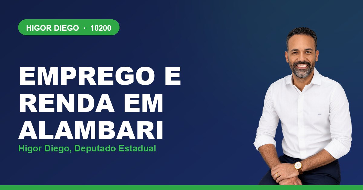 Emprego e Renda em Alambari, com Higor Diego, deputado estadual 10200