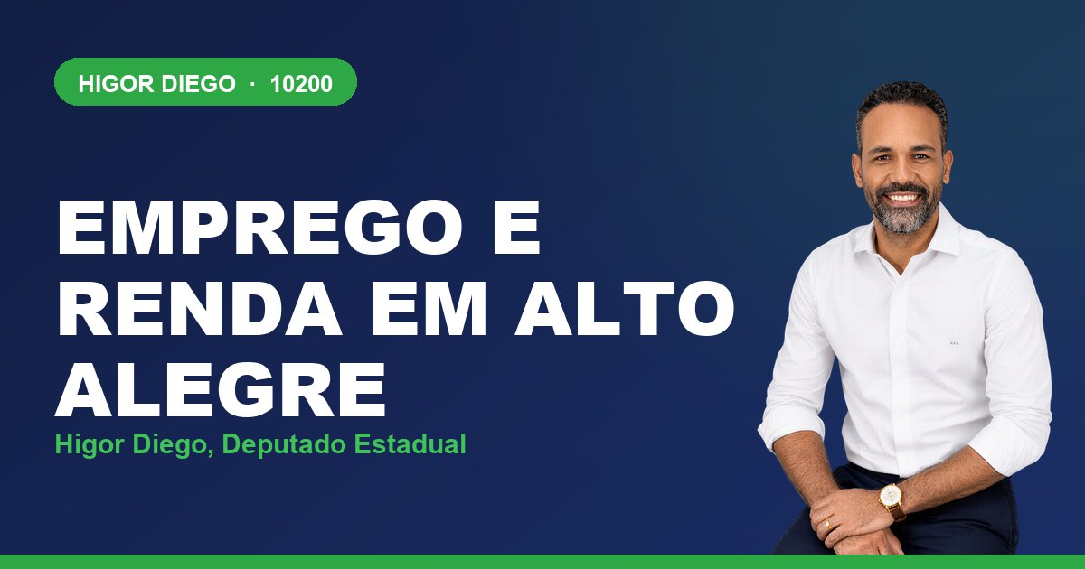 Emprego e Renda em Alto Alegre, com Higor Diego, deputado estadual 10200