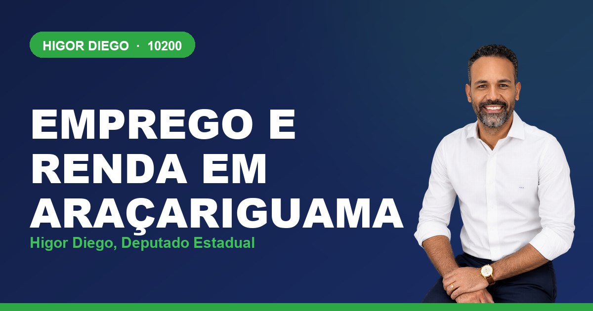 Emprego e Renda em Araçariguama, com Higor Diego, deputado estadual 10200