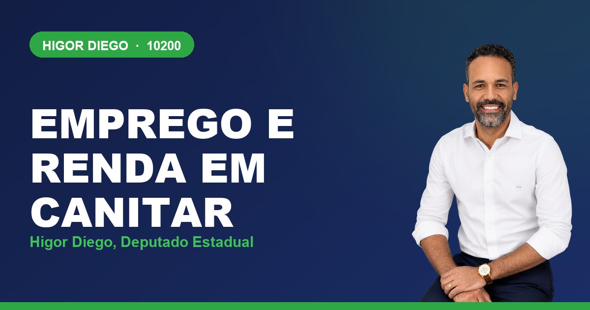 Emprego e Renda em Canitar, com Higor Diego, deputado estadual 10200