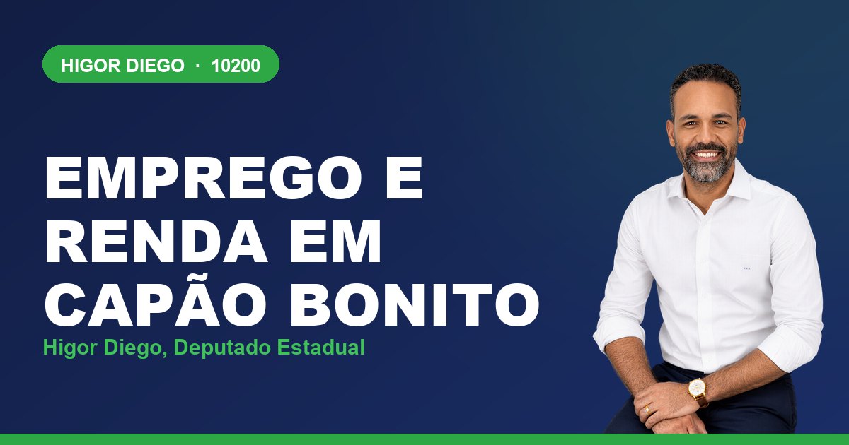 Emprego e Renda em Capão Bonito, com Higor Diego, deputado estadual 10200