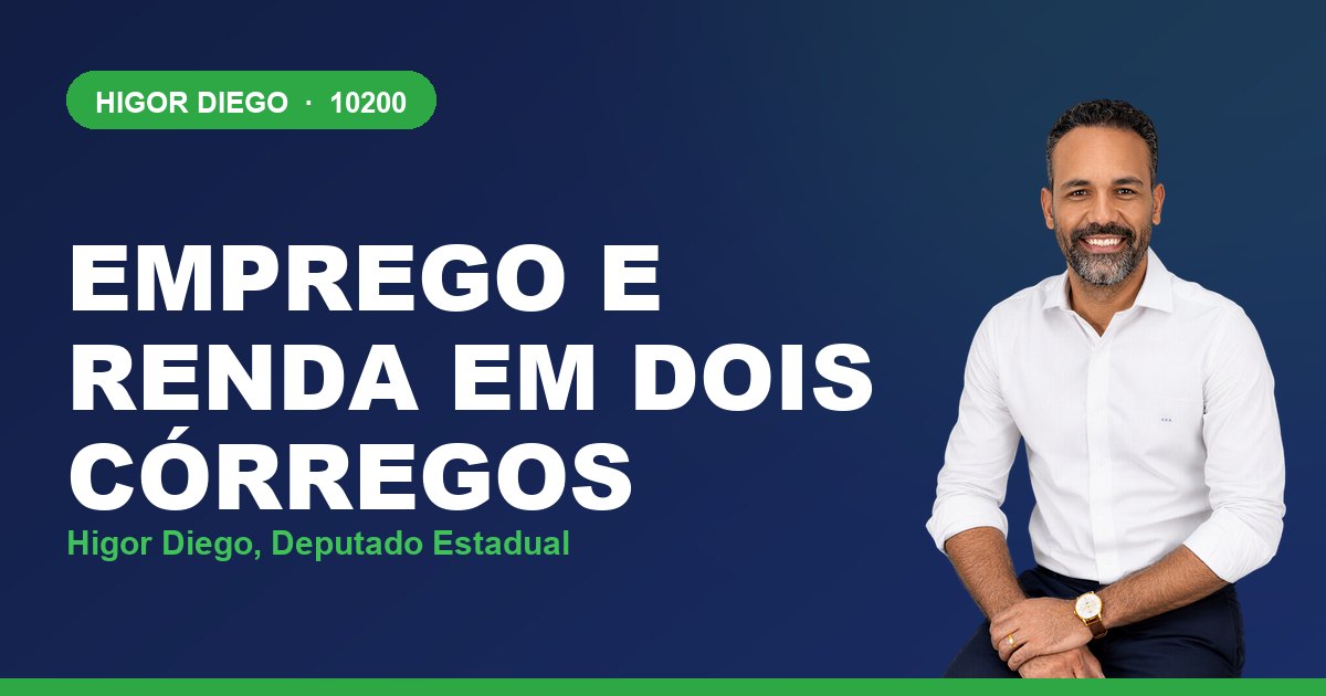 Emprego e Renda em Dois Córregos, com Higor Diego, deputado estadual 10200