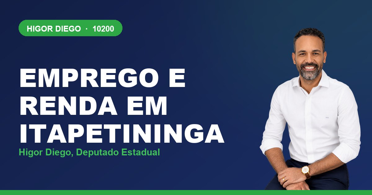 Emprego e Renda em Itapetininga, com Higor Diego, deputado estadual 10200
