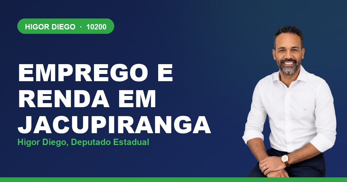 Emprego e Renda em Jacupiranga, com Higor Diego, deputado estadual 10200