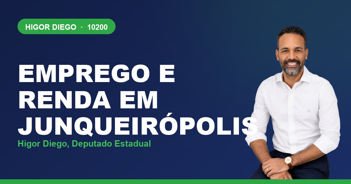 Emprego e Renda em Junqueirópolis, com Higor Diego, deputado estadual 10200
