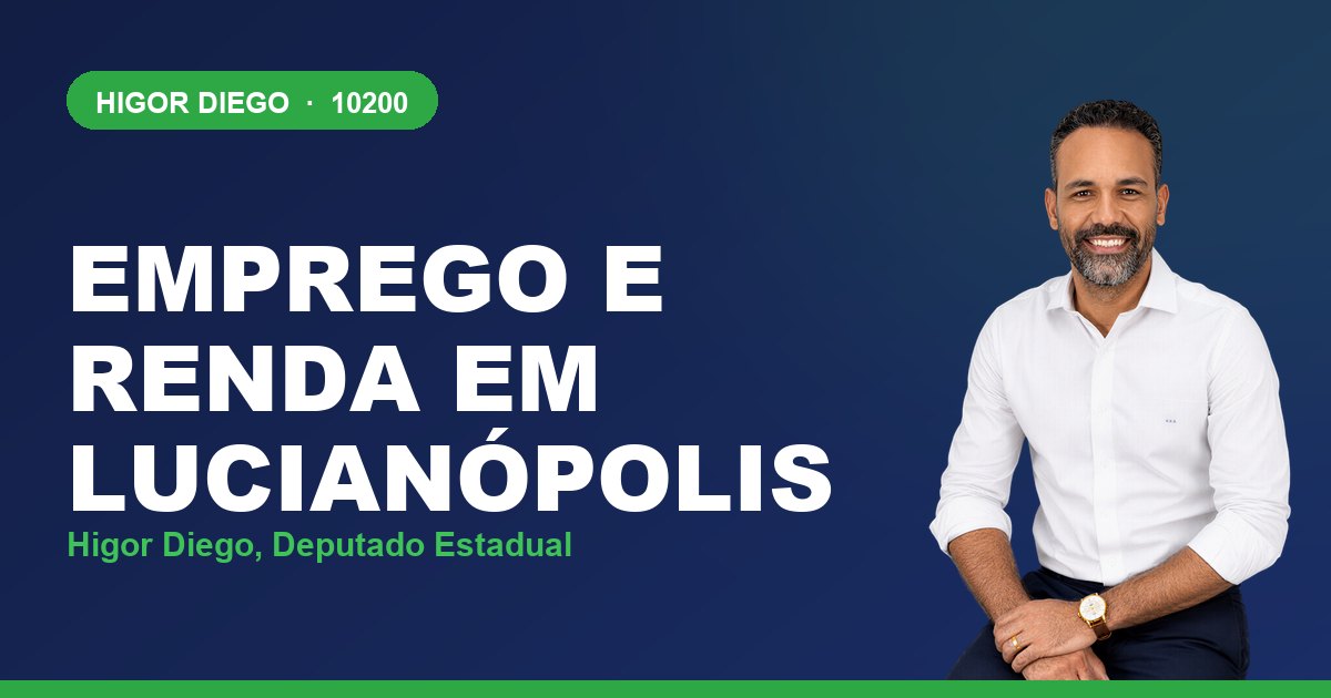 Emprego e Renda em Lucianópolis, com Higor Diego, deputado estadual 10200