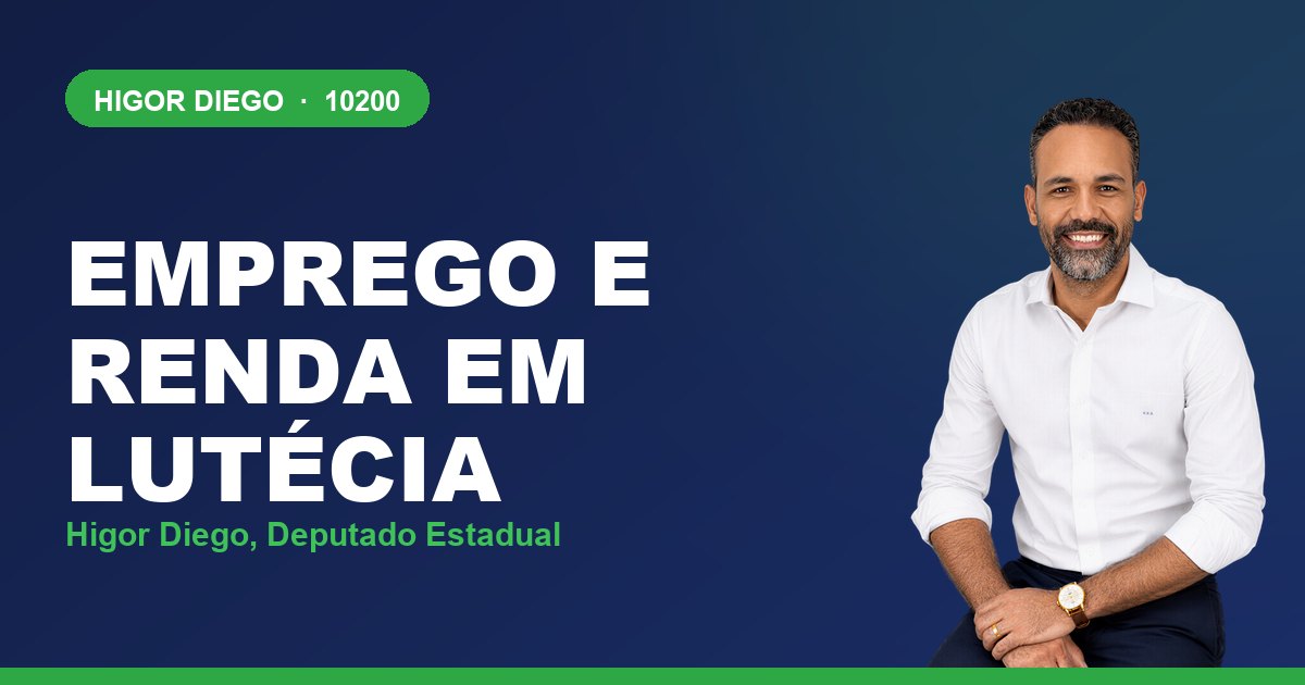 Emprego e Renda em Lutécia, com Higor Diego, deputado estadual 10200
