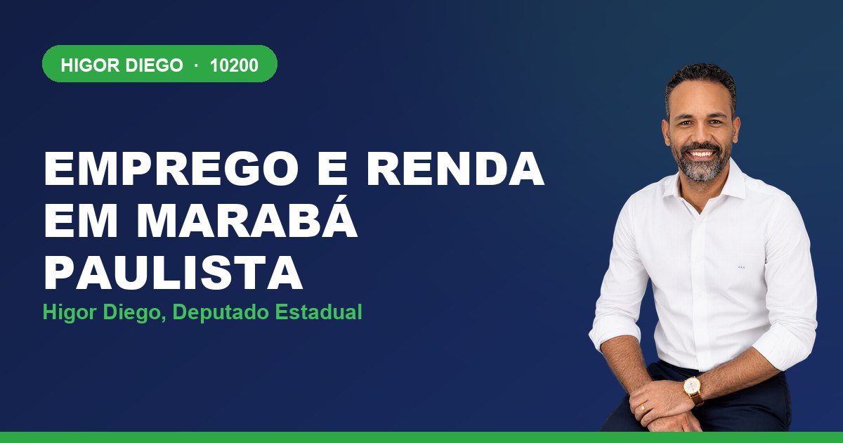 Emprego e Renda em Marabá Paulista, com Higor Diego, deputado estadual 10200